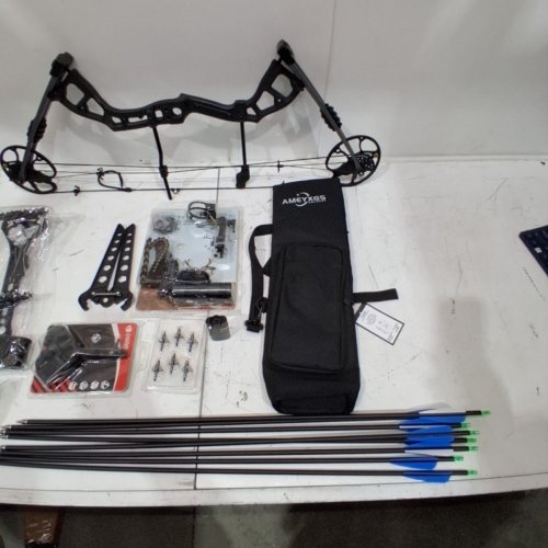 AMEYXGS ARCHERY COMPOUND HUNTING BOW KIT WITH ACCESSORIES - 30LBS TO 50LBS 310FPS - BLACK (MODEL:AMEYXGS-8) image 4