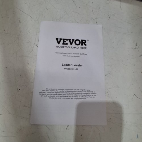 VEVOR LADDER LEVELER TOOL WITH STORAGE FOR UNEVEN GROUND - 21.65" X 9.84" X 15.75" - BLACK - (MODEL: KH-L03) image 5