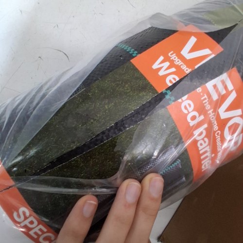 VEVOR LANDSCAPE FABRIC WEED BARRIER - 6.5FT X 300FT - BLACK image 2