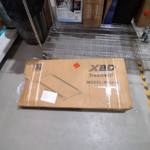 XBD UNDER DESK WALKING PAD TREADMILL WITH INCLINE FOR HOME - 2.5HP - 330LBS CAPACITY - JET BLACK (MODEL:480J-A) image 5