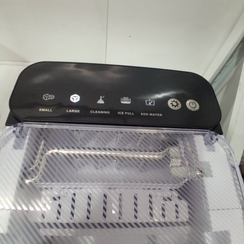 EUHOMY COUNTERTOP ICE MAKER WITH ICE SCOOP AND BASKET - MAKES 26.5LB / DAY - BLACK (MODEL: IM021-B1) image 2