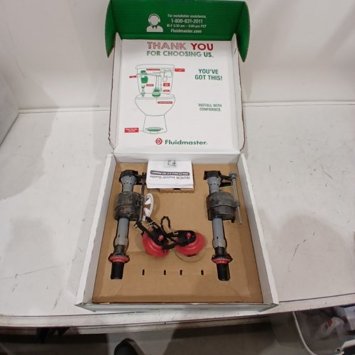 2PK FLUIDMASTER TOILET FILL VALVE AND FLAPPER REPAIR KIT - 2" - (MODEL:K-400A-5004 ) image 2