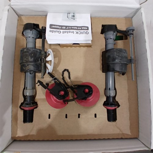 2PK FLUIDMASTER TOILET FILL VALVE AND FLAPPER REPAIR KIT - 2" - (MODEL:K-400A-5004 ) image 3