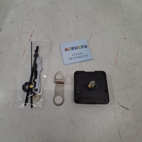 11PC AIRUIFU DIY WALL CLOCK MOVEMENT MECHANISM CLOCK REPAIR KIT - 31MM SHAFT - BLACK/SILVER/GOLD image 2