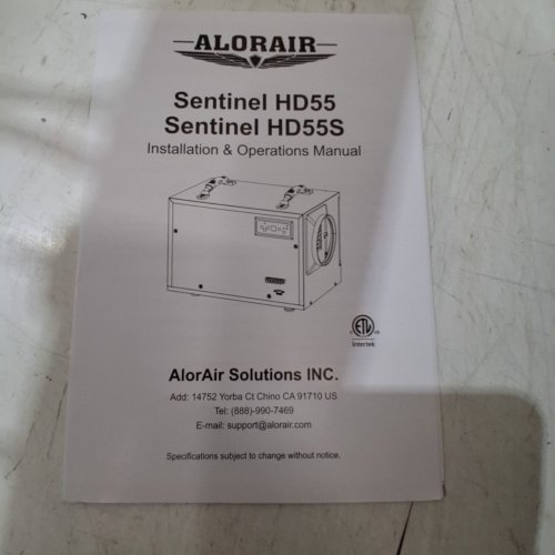 ALORAIR BASEMENT/CRAWSPACE DEHUMIDIFIER - REMOVES UP TO 55 PINTS OF WATER AND COVERS 1300SQ.FT -AUTOMATIC DEFROST - WHITE (MODEL: HD55SWHITE) image 5