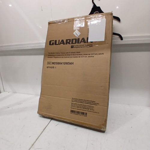 MEDLINE GUARDIAN TWO BUTTON FOLDING WALKER - GREY image 4