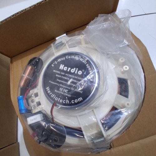 4PK HERDIO IN WALL IN CEILING SPEAKERS - 8" 800 WATTS - WHITE image 4