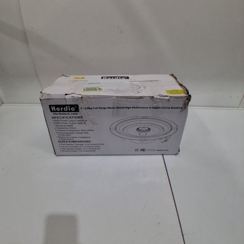 4PK HERDIO IN WALL IN CEILING SPEAKERS - 8" 800 WATTS - WHITE image 5
