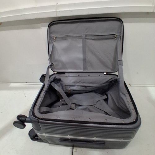 MIXI HARD SHELL CARRY ON LUGGAGE - WITH CUP HOLDER - 20" - ROCK GREY (MODEL: KM9286) image 4