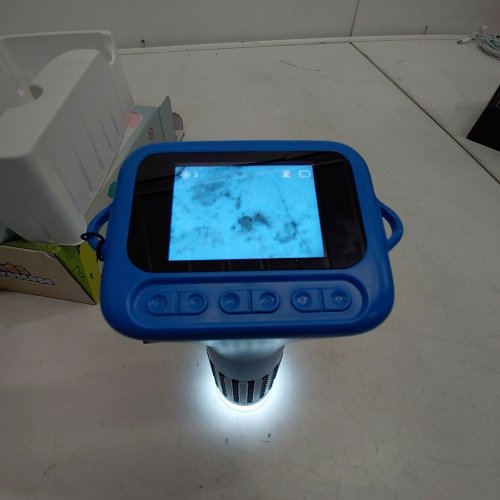 KIDS PORTABLE DIGITAL HANDHELD MICROSCOPE - 3" LCD DISPLAY, 1000X MAGNIFICATION - BLUE image 2