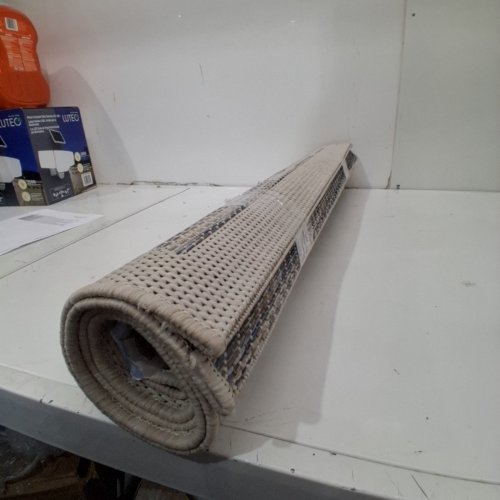 WOVEN AREA RUG - 30" X 59" - BEIGE, BLUE AND GRAY (ITEM: 6743/2T13) image 4