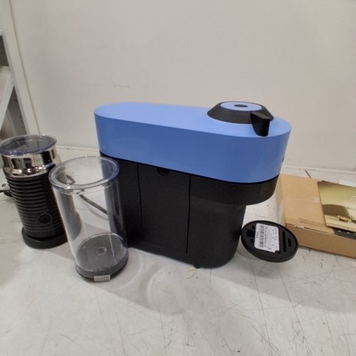 NESPRESSO VERTUO POP+ COFFEE AND ESPRESSO MACHINE WITH AEROCCINO MILK FROTHER - PACIFIC BLUE - (MODEL: ENV92AAE) image 10