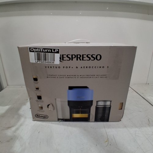 NESPRESSO VERTUO POP+ COFFEE AND ESPRESSO MACHINE WITH AEROCCINO MILK FROTHER - PACIFIC BLUE - (MODEL: ENV92AAE) image 14