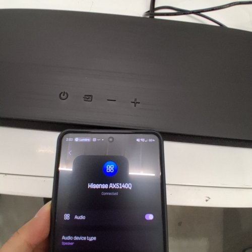 4PC HISENSE 5.1.4CHANNEL SURROUND SOUND SOUNDBAR WITH WIRELESS REAR SPEAKERS AND SUBWOOFER - BLACK (MODEL: AX5140Q) image 4
