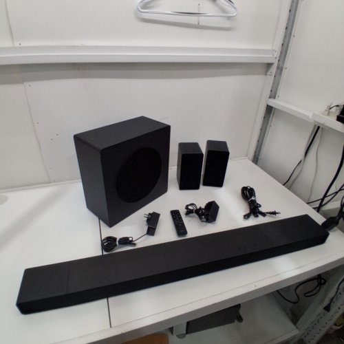 4PC HISENSE 5.1.4CHANNEL SURROUND SOUND SOUNDBAR WITH WIRELESS REAR SPEAKERS AND SUBWOOFER - BLACK (MODEL: AX5140Q) image 5