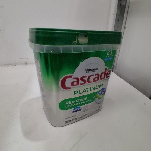83PK CASCADE PLATINUM DISHWASHER DETERGENT PODS - FRESH SCENT image 2