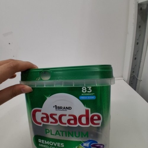 83PK CASCADE PLATINUM DISHWASHER DETERGENT PODS - FRESH SCENT image 3