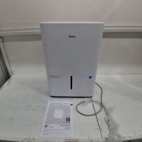 MIDEA ENERGY STAR CERTIFIED DEHUMIDIFIER WITH REUSABLE AIR FILTER AND APP CONTROL - 4,500 SQ.FT - 23.6L - WHITE (MODEL: MAD50C1AWS-A) image 3
