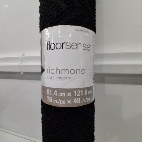 FLOORSENSE RICHMOND AREA MAT - 36" X 48" - BLACK (STYLE: RICHMOND) image 4