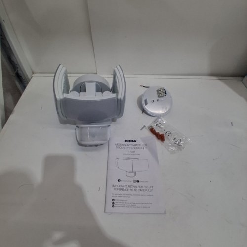 KODA MOTION-ACTIVATED LED SECURITY FLOOD LIGHT - 4800LM - WHITE (MODEL: 1938035/LM030878) image 2