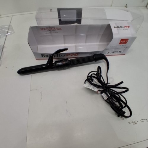 BABYLISSPRO CERAMIC CURLING IRON WITH SPRING HANDLE - 1" - BLACK (MODEL: BABC100SNC) image 3