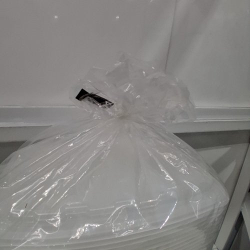 55PK CUBEWARE RECTANGULAR FOOD CONTAINER WITH LID - 28 OZ WHITE/CLEAR image 3