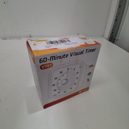 YUNBAOIT VISUAL 60 MINUTE COUNTDOWN TIMER WITH NIGHTLIGHT - BLUE RAINBOW (MODEL:VT01) image 2