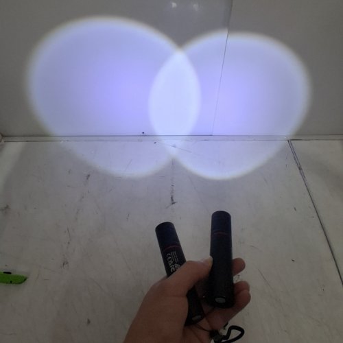 2PK BLUKAR LED RECHARGEABLE TORCH WITH 4 LIGHT MODES - 5" - BLACK (MODEL: K9130) image 2