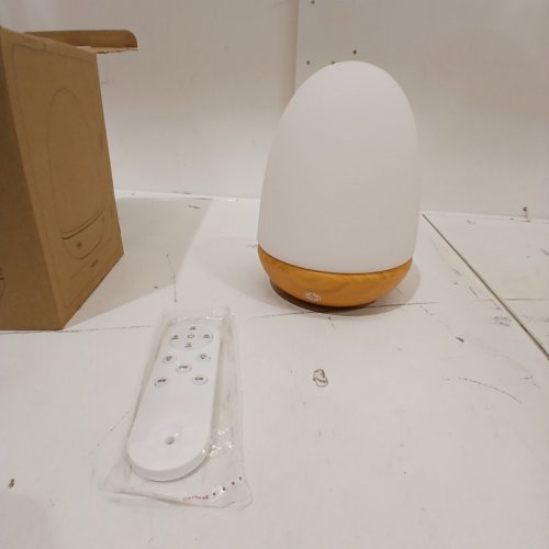 OYADISIIOP MODERN DIMMABLE REMOTE CONTROL LIGHT THERAPY TABLE LAMP - WHITE / WOOD image 3