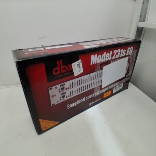 DBX DUAL CHANNEL FRONT PANEL BYPASS SWITCH 4-SEGMENT LED LADDERS 31-BAND EQUALIZER - 15W - <10HZ - 50KHZ - +0.5/-3DB (MODEL: DBX231SV) image 5