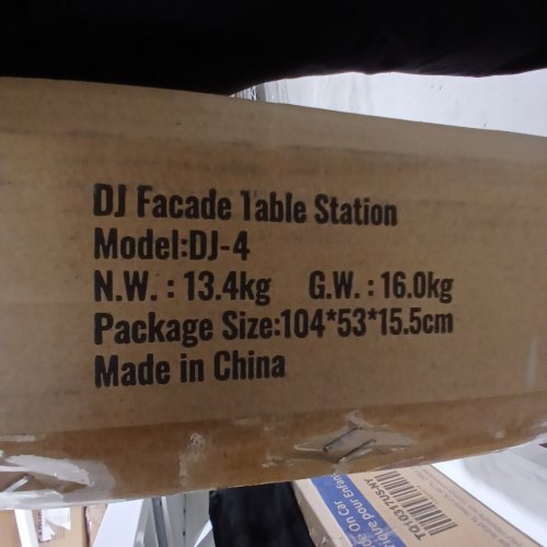 PORTABLE LIGHTWEIGHT DJ LAPTOP & CONTROLLER STAND - 32-43" - BLACK (MODEL: DJ-4) image 4