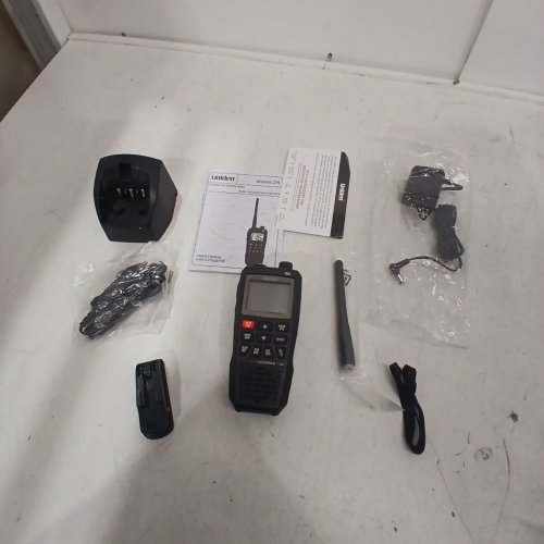 UNIDEN ATLANTIS 275 HANDHELD TWO-WAY VHF MARINE RADIO, FLOATING IPX8 SUBMERSIBLE WATERPROOF, DUAL-COLOR SCREEN, ALL USA/INTERNATIONAL/CANADIAN MARINE CHANNELS, NOAA WEATHER ALERT, 10 HOUR BATTERY - BLACK - (MODEL: ATLANTIS275) image 2