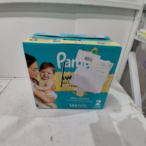 144PK PAMPERS SWADDLERS - SIZE 2 - MULTICOLOR image 2