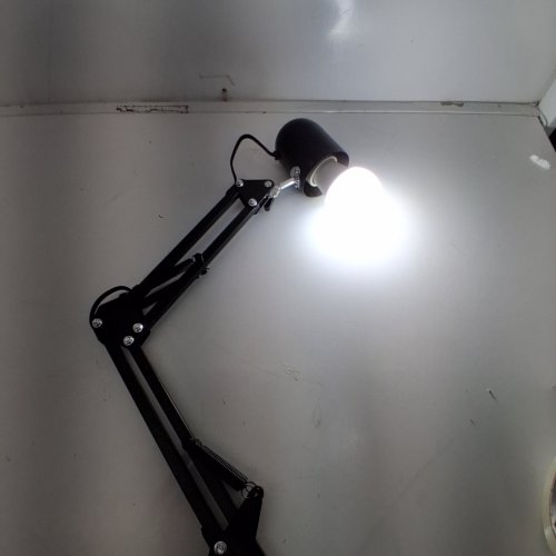 METAL SWING ARM DESK LAMP - BLACK image 2