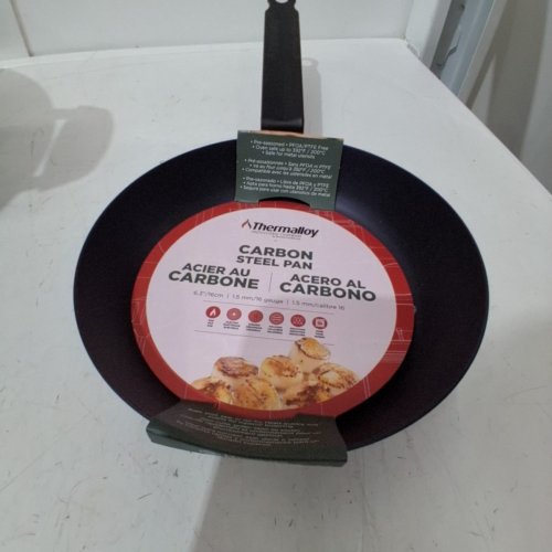 THERMALLOY CARBON STEEL FRYING PAN - 6.3" - BLACK (MODEL: 573736) image 2