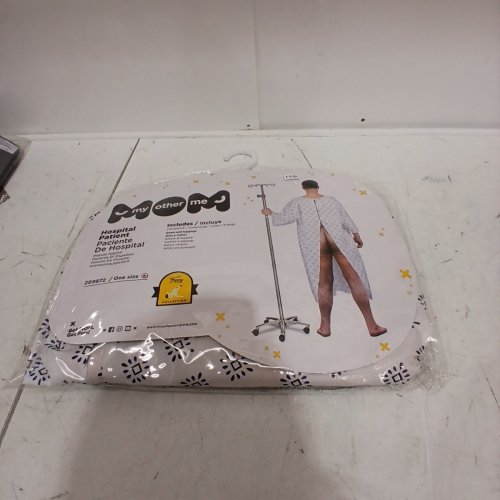 MY OTHER ME HOSPITAL PATIENT COSTUME - ONE SIZE - WHITE / BLUE (ITEM: 209872) image 3