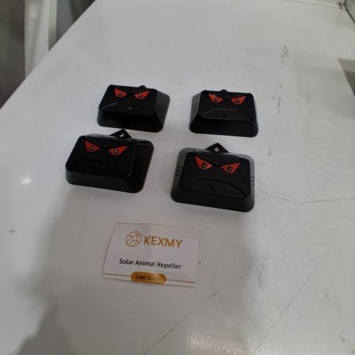 4PK KEXMY SOLAR ANIMAL REPELLER - BLACK (MODEL: 209) image 2
