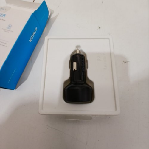 ANKER POWERDRIVE III DUO FAST CHARGING CAR ADAPTER WITH 2 USB-C PORTS - 18W - BLACK (MODEL: A2724) image 3