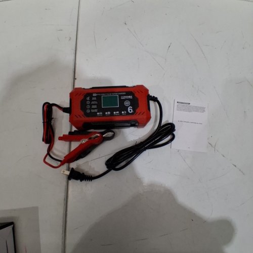 COREBOX SMART BATTERY CHARGER AND MAINTAINER - 12 V 10A; 24 V 5A - RED AND BLACK (MODEL: H-10CD) image 3