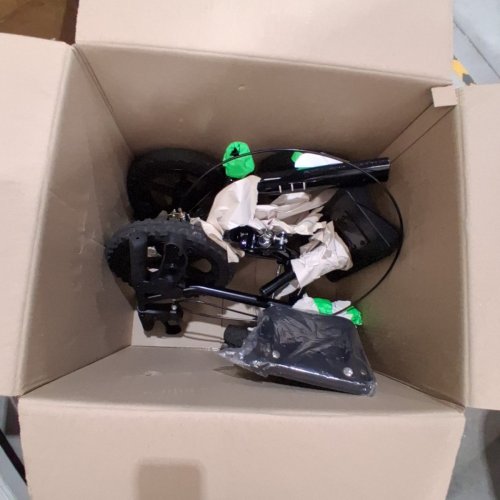 VEVOR FOLDING KNEE SCOOTER WITH HEIGHT-ADJUSTABLE HANDLEBAR & KNEE PAD ALL-TERRAIN WHEEL, DUAL BRAKES, LEG RECOVERY SCOOTER FOR INJURED ANKLE FOOT KNEE - 350LBS CAPACITY - BLACK - (MODEL:HFK-9225G-12) image 2