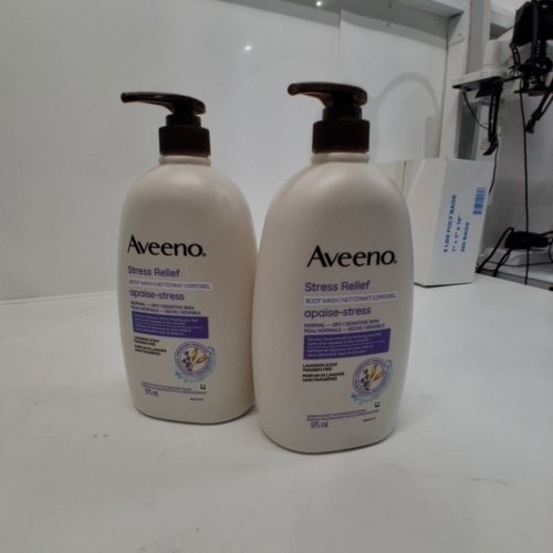 2 AVEENO STRESS RELIEF BODY WASH - LAVENDER - 975ML EACH image 4