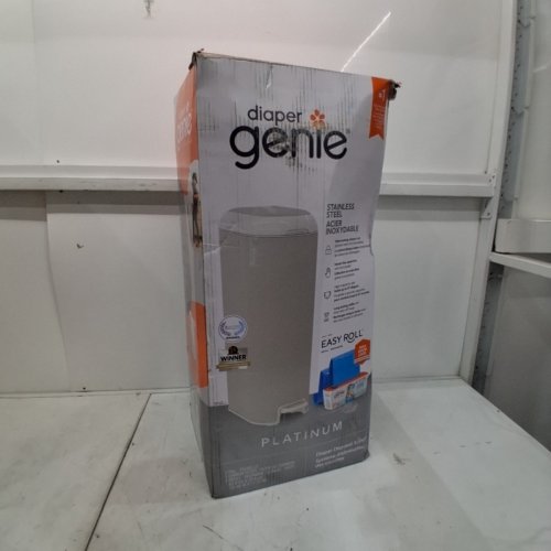 DIAPER GENIE SIGNATURE PLATINUM DIAPER PAIL - 27" - WHITE image 4