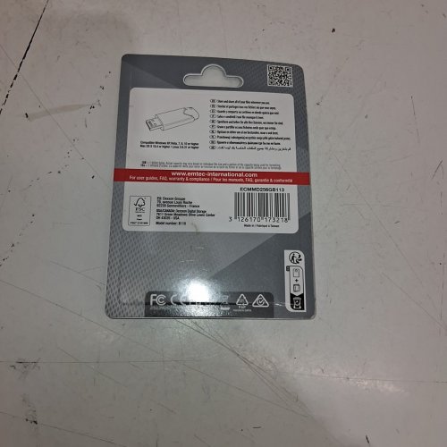 EMTEC 3.2 USB FLASH DRIVE - 256 GB USB - BLACK/RED image 3