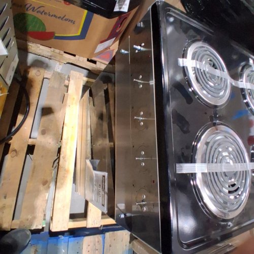 ELEMENT SLIDE-IN COIL STOVE RANGE WITH 4 BURNERS - 24" - 3.7 CU. FT - STAINLESS STEEL / BLACK (MODEL:EECR24MES-CA) image 5