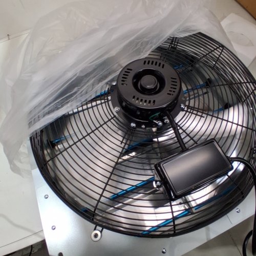 HIOGHSPEED SHUTTER EXHAUST FAN - 20" - SILVER (MODEL: HIFANXEXHAUST20) image 2
