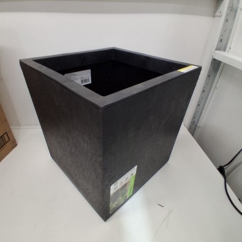 TIERRA VERDE CITADEL SELF-WATERING CUBE PLANTER WITH DRAINAGE HOLES - 14" X 14" - BLACK (MODEL: MT5100347CM) image 4
