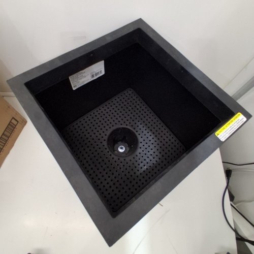 TIERRA VERDE CITADEL SELF-WATERING CUBE PLANTER WITH DRAINAGE HOLES - 14" X 14" - BLACK (MODEL: MT5100347CM) image 5