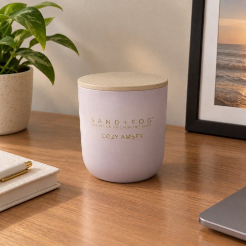 SAND + FOG COZY AMBER SCENTED SOY WAX BLEND 4-WICK CANDLE - 1.7 KG (60 OZ) (MODEL: 1901877) image 2