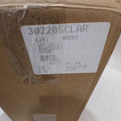 24PK AKRO-MILS AKROBINS STACKABLE SPACE SAVING BINS - 7" X 4" X 3" - CLEAR image 2