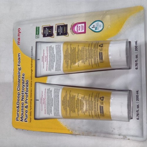 2PK MA:NYO PURE AND DEEP CLEANSING FOAM - 200ML EACH image 2